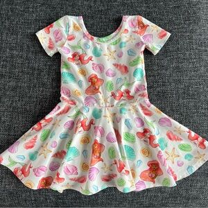 Wild Rich Kids Girls Ariel Skirted Leotard Size 7/8